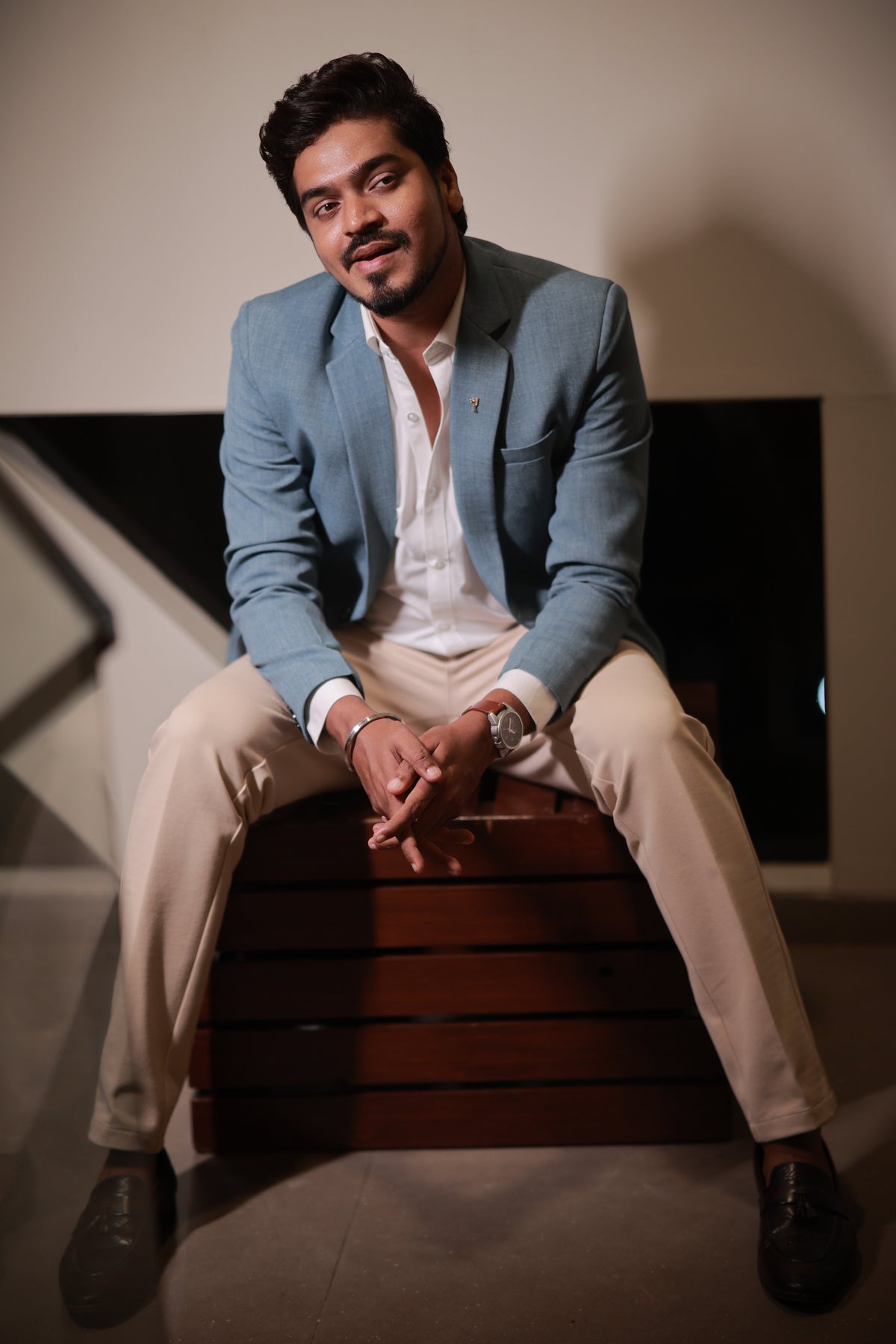 Men's Premium Sky Blue Blazer