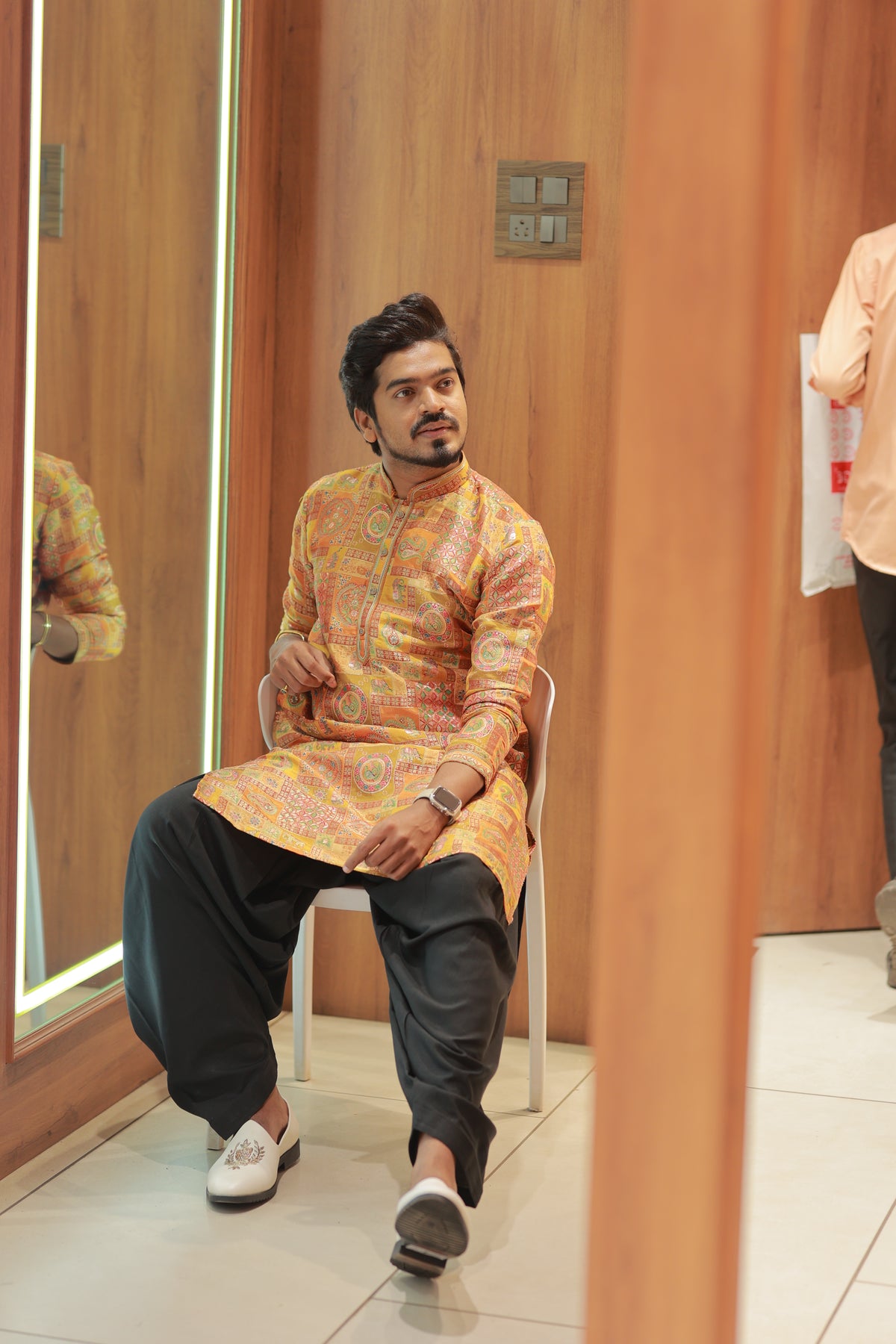 Men's Premium Multicolour Festive Kurta.